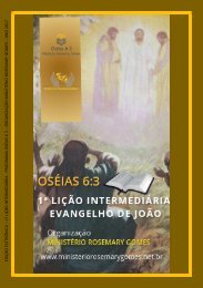 1ª Lição Intermediária - EVANGELHO DE JOÃO verso a verso