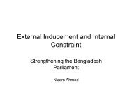 External Inducement and Internal Constraint - Center for ...