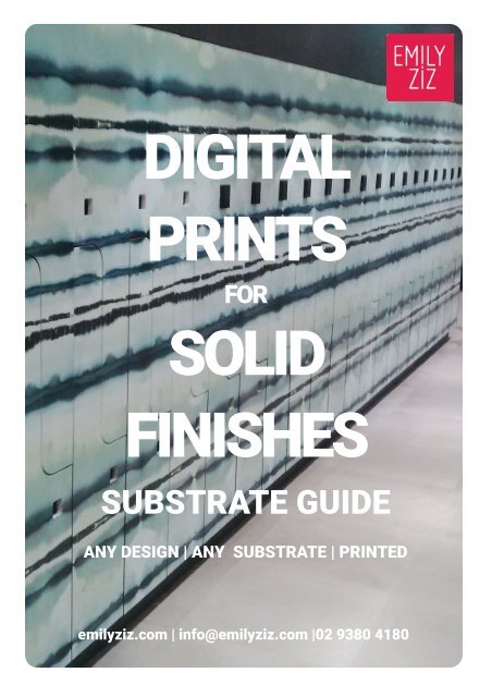 Emily Ziz Solid Finishes Substrate Guide
