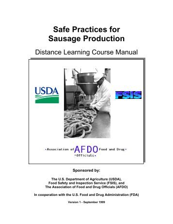 Safe Practices for Sausage Production