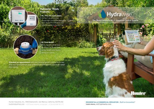 Hunter Hydrawise Wifi Irrigation Controller 