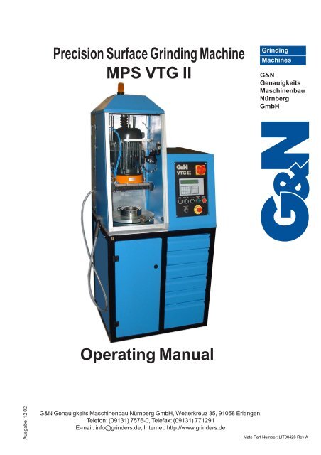 MPS VTG II - Mate Precision Tooling