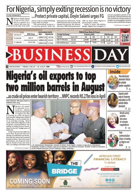 BusinessDay 22 Jun 2017