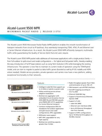 Alcatel-Lucent 9500 MPR