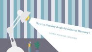 How to Backup Android Internal Memory