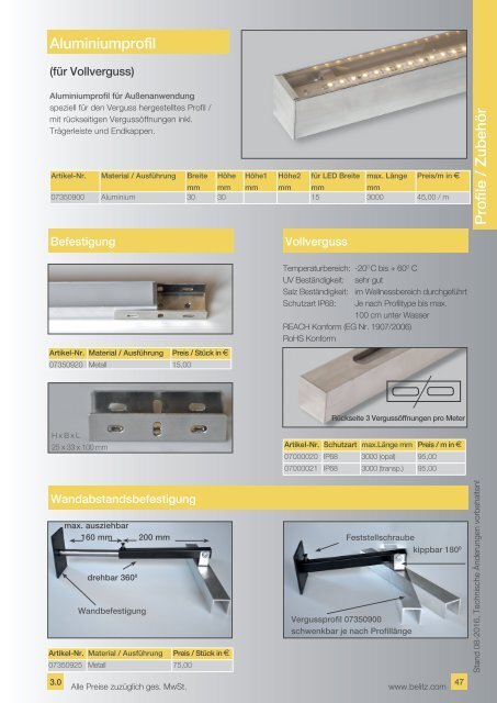 Belitz-LichtTechnologie-Produktkatalog