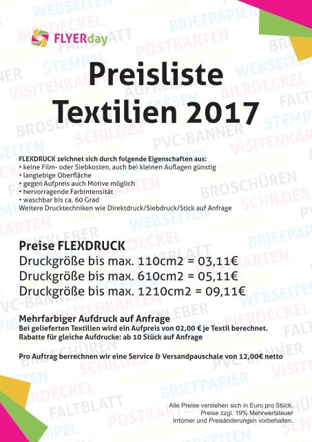 Flyerday-Textil-Katalog2017-Nettopreise