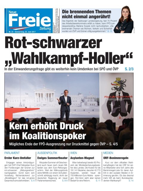 Rot-schwarzer „Wahlkampf-Holler"