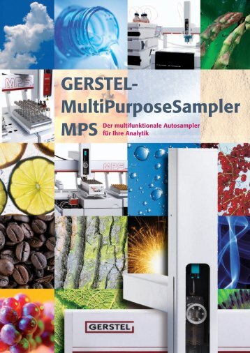 MPS Prospekt (PDF; 4,53 MB) - Gerstel GmbH & Co.KG