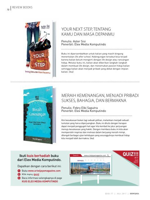 Sriwijaya Magazine Juli 2017