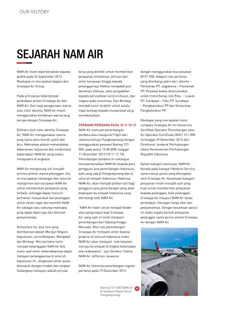 Sriwijaya Magazine Juli 2017