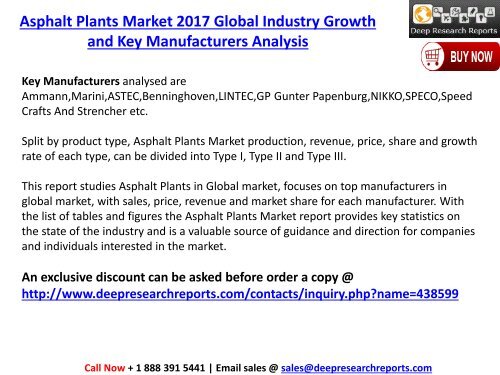 Global Asphalt Plants Industry Growth Analysis and 2022 Market Outlook