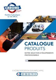 Catalogue produits CHRONO Flex 2017