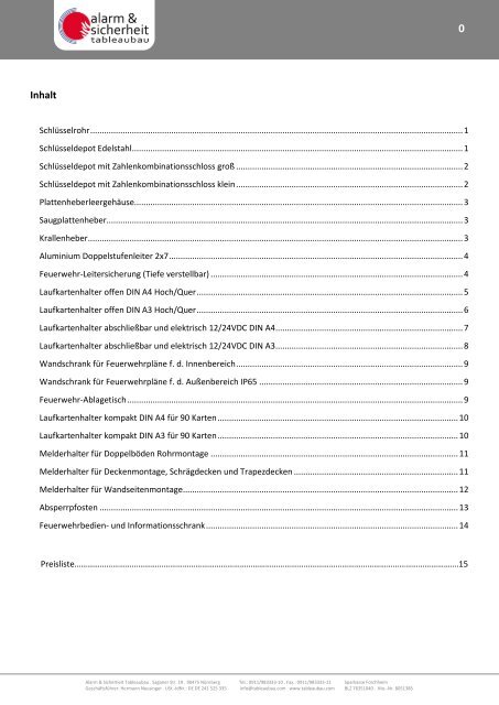 Brandschutz-Katalog 2017 - KW12