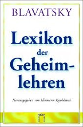 Lexikon der Geheimlehren (Blavatsky) - Leseprobe