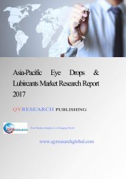 Asia-Pacific Eye Drops & Lubircants Market Research Report 2017