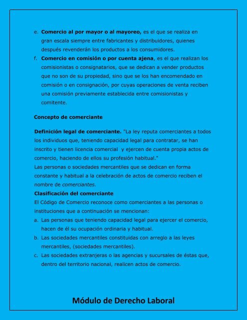 Modulo II de Fundamentos Laboral Comercial editado