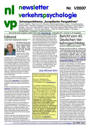 1-2007/NLVP 01-2007.pdf - newsletter verkehrspsychologie