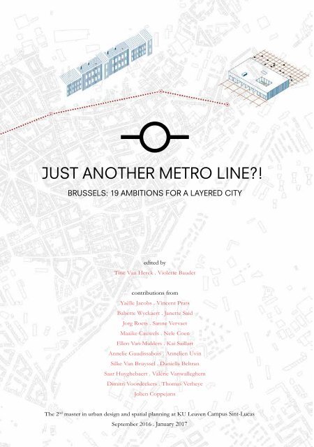 Just another metroline?! Brussels: 19 Ambitions for a layered city