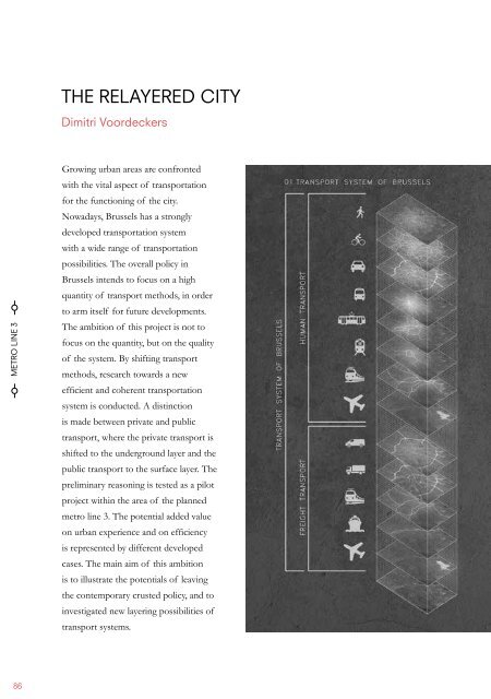 Just another metroline?! Brussels: 19 Ambitions for a layered city