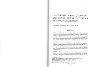 Leadership in small groups and teams: Toward a theory of group leadership