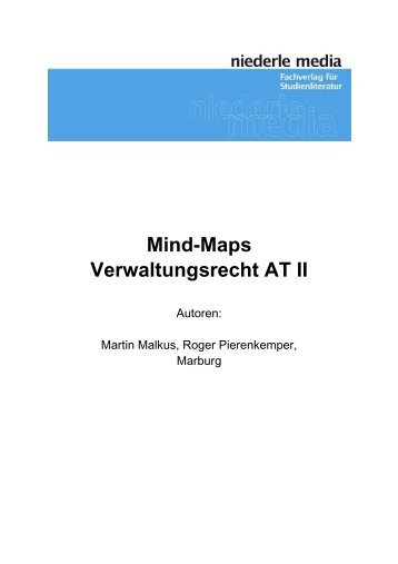 Mind-Maps Verwaltungsrecht AT II - niederle media