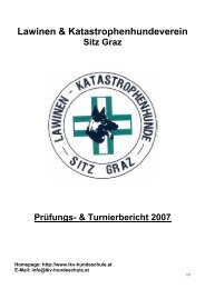 Turnierbericht 2007