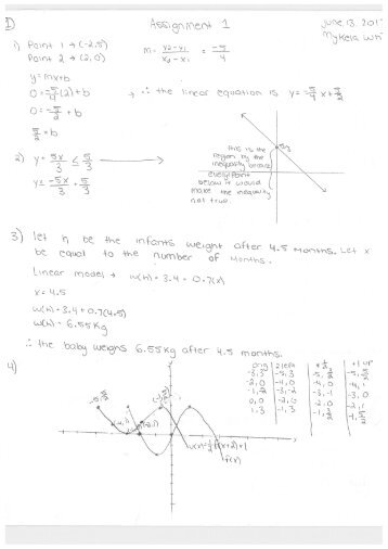 Assignment 1 page 1