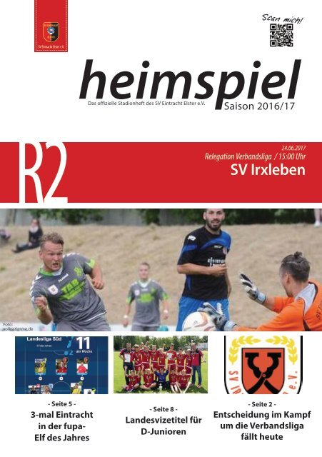 heimspiel 2016/17 - Rückspiel Relegation Verbandsliga 