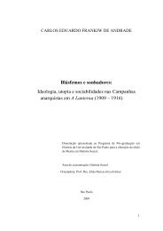 ANDRADE, C. Blásfemos e sonhadores ideologia, utopia e sociabilidades nas campanhas anarquistas em a lanterna (1909-1916)