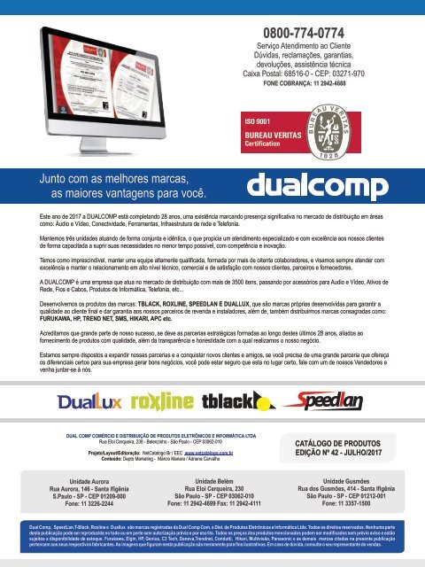 Catálogo de Produtos Dualcomp - Edição 42