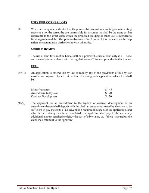 halifax regional municipality land use by-law halifax mainland