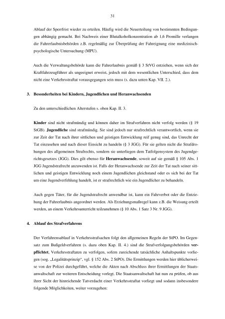 Das Verkehrsstrafrecht - Bundesministerium der Justiz