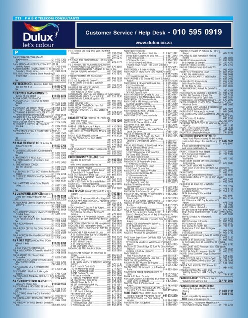 Paintcor Colour Chart