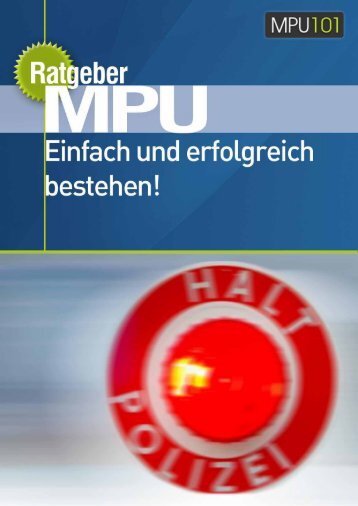 Copyright 2012 © MPU101.de 1 - mpu vorbereitung düsseldorf