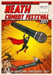 Neath Comedy Festival Brochure 2017