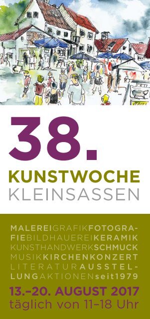 Kunstwoche Kleinsassen - Programmheft-2017 - RZ-web