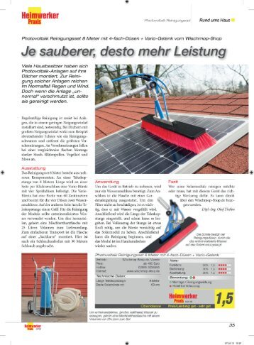 Heimwerker Praxis Testbericht wischmop-shop