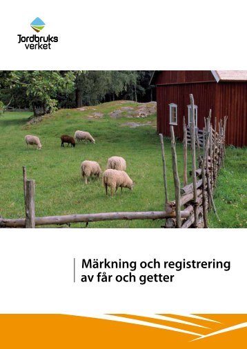 Stalljournal för får och getter - Jordbruksverket