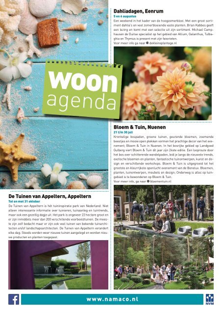 NAMACO Flevoland Woonmagazine, uitgave juli 2017