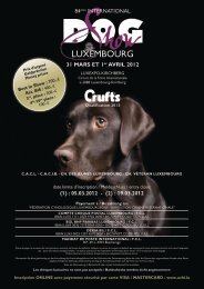 (1) 05.03.2012 / (2) 19.03.2012 - Exposition canine internationale