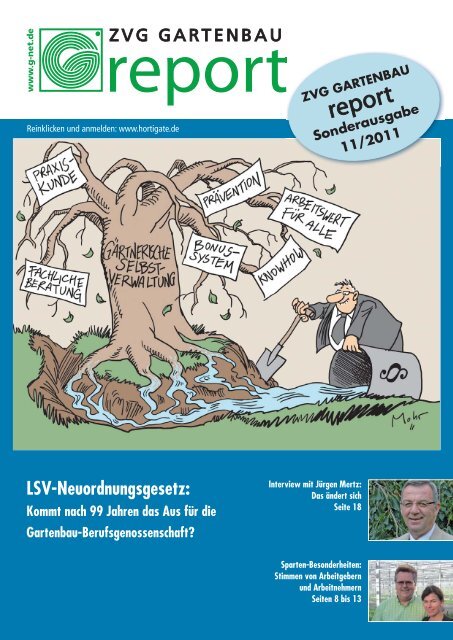 ZVG Gartenbau Report Sonderausgabe - Die Landwirtschaftliche ...