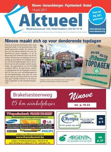 Editie Ninove 14 juni 2017