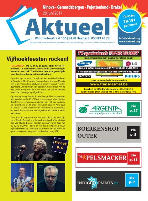 Editie Ninove 28 juni 2017