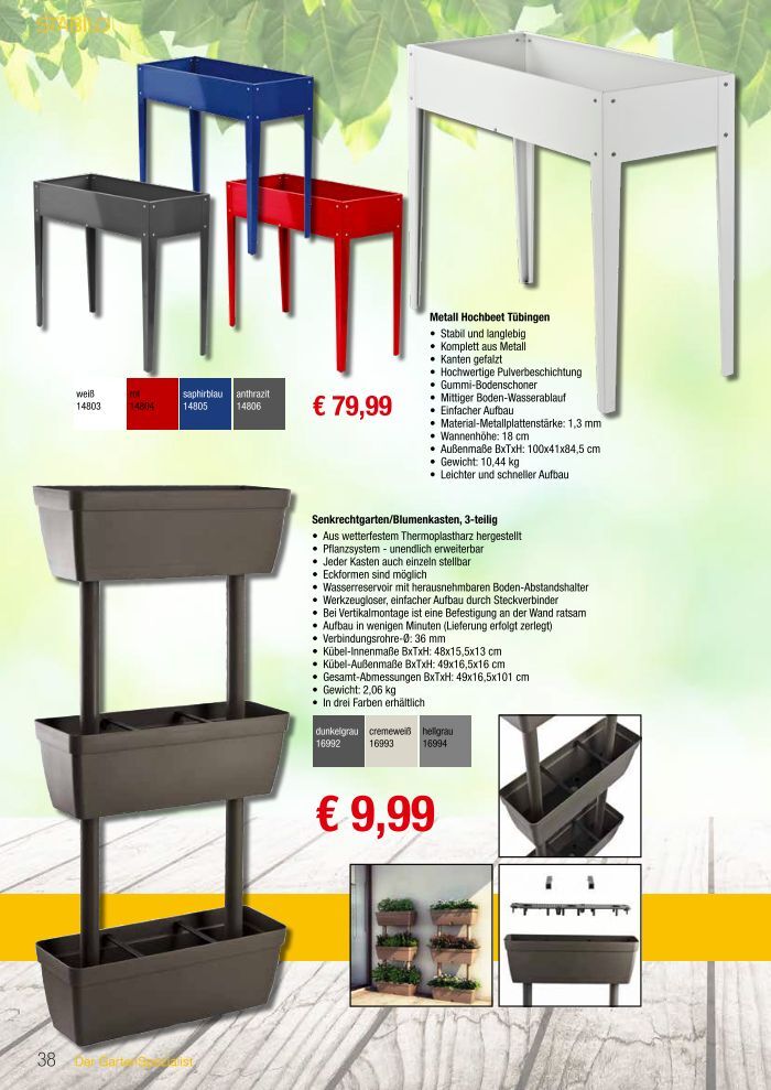 DEMA Pflanztisch PT 103x48x96 – Robuster Gärtnertisch Aus Massivholz, Mit Verzinkter Arbeitsfläche, Für Gewächshaus & Terrasse