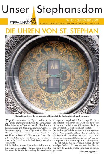 DIE UHREN VON ST. STEPHAN - Stephansdom