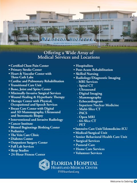 Sebring Chamber Visitor's Guide & Member Directory