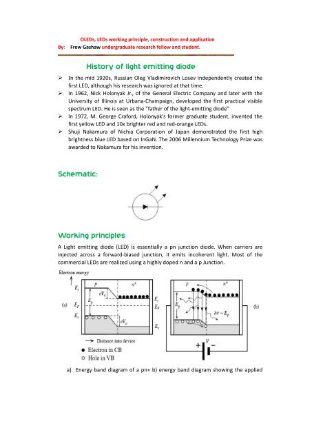 LED - Light Emitting Diode: Construction, Types & Applications