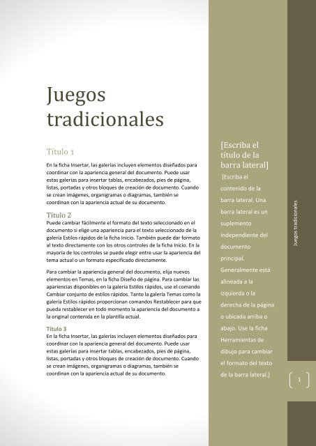 Juegos tradicionales