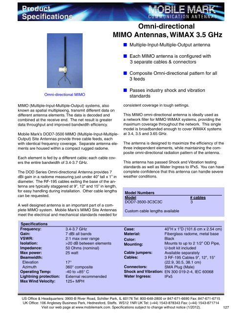 Surface Mount Antennas 806-1990 MHz & GPS - Greenwave ...